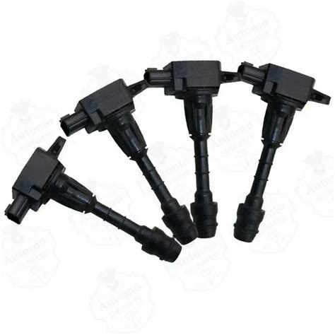 4PCS Ignition Coil For Nissan Cube March III Micra 03 10 K12 Note E11