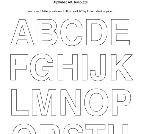 Printable Letters Cut Out 7 Best Images Of Free Printable Alphabet