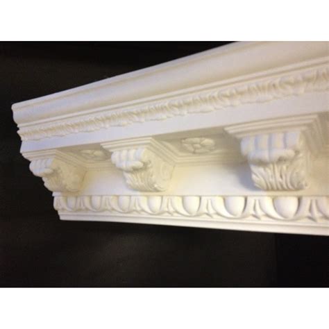 Enriched Ceiling Cornice With Modillion Blocks Mm X Mm Gypsum