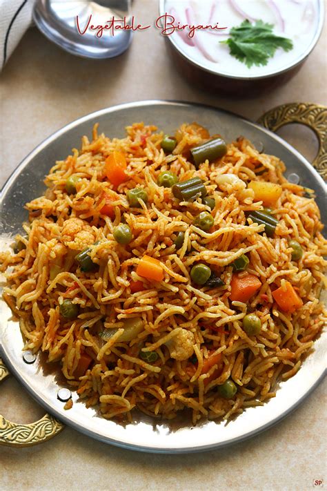 Veg Biryani Recipe | Vegetable Biryani Recipe - Sharmis Passions