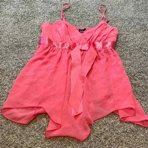 Fredericks Of Hollywood Pink Nightie Lingerie Pink Me Gem