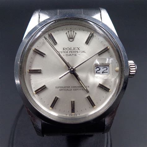 Vintage Rolex Oyster Perpetual Date Ref With Caliber From