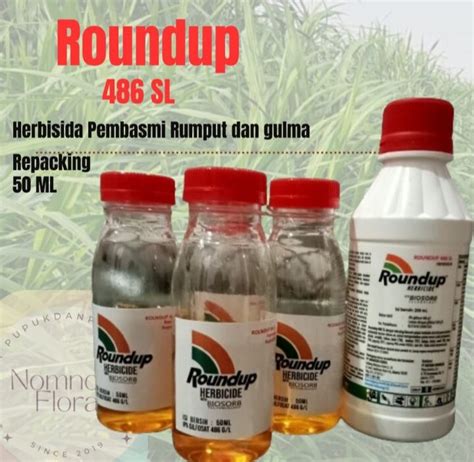 Roundup Kemasan Repack Ml Herbisida Pembasmi Rumput Liar Dan Gulma