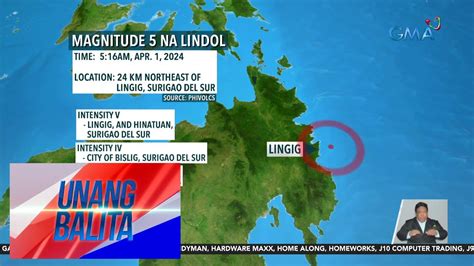 Lingig Surigao Del Sur Niyanig Ng Magnitude Na Lindol Ub Youtube