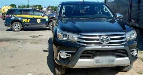 Dz Patrulha Prf Recupera Hilux Na Br Norte Logo Ap S Ser Roubada