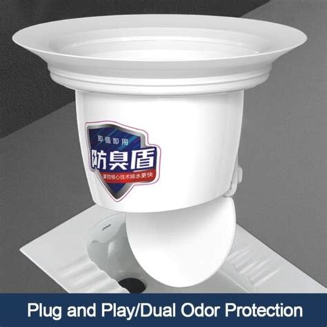 Plastic Squatting Pan Anti Smell Plug Bathroom Squat Toilet EBay