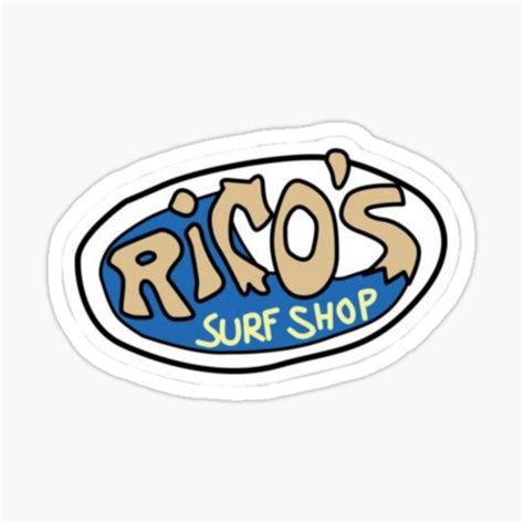 Hannah Montana Rico S Surfshop Sticker For Sale By Kelsey Redbubble