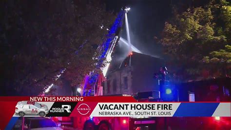 Vacant House Catches Fire In South St Louis City Youtube