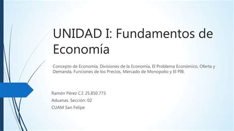 Mapa mental Fundamentos de economía PPT