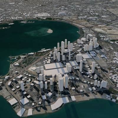 Doha Qatar - 3D Model by 3dstudio