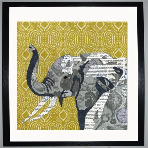 Elephant Collage By Clare Thompson The Art Guys