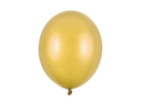 Balony lateksowe metallic złote