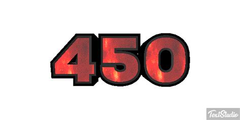 450 Number Animated  Logo Designs