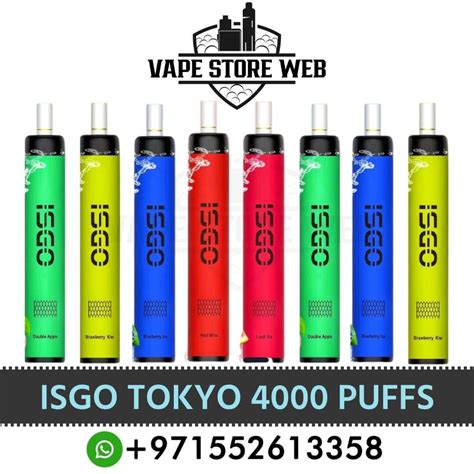 Best Isgo Tokyo Puffs Disposable Vape In Uae