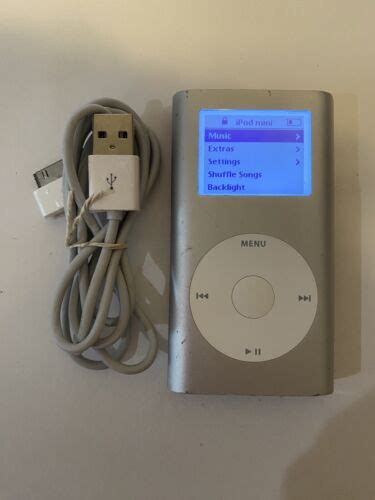 Apple Ipod Mini 1st Generation Silver 4 Gb Works Great Ebay