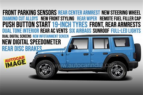 Mahindra Thar Price Thar 5 Door Thar Armada Launch Date Feature List