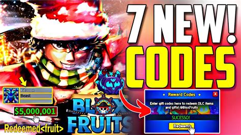 New Working Codes For Blox Fruits In July Blox Fruits Codes