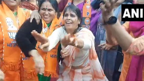 Rajasthan Assembly Elections 2023 Results Live Bjp Women Workers Dance