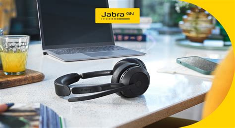 Jabra Evolve2 55 MS Stereo Headset On Ear Bluetooth Wireless