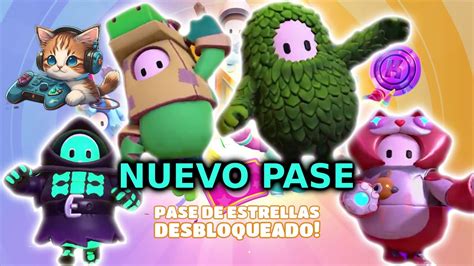 Nuevo Pase De Estrellas MARZO Fall Guys 300 Niveles Nuevas Skins