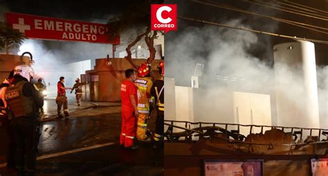 Reportan incendió de grandes proporciones en la clínica San Pablo de