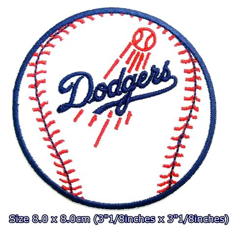 2 Piezas Los Angeles Dodgers Baseball Sport Bordado Patch Logo Etsy