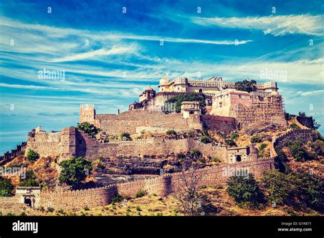 Kumbhalgarh Fort India Stock Photo Alamy