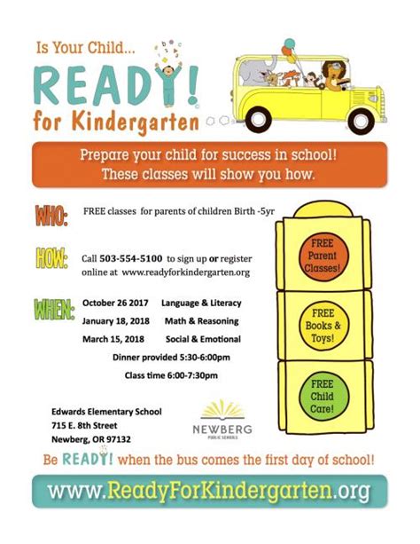 Parent Classes Make Sure Your Child Is Ready For Kindergarten