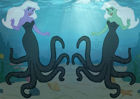 Ariel As Ursula And Morgana Young By Serena7718 On Deviantart