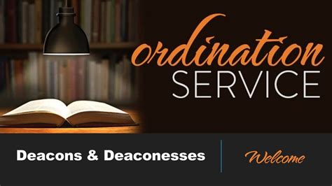 Deacon & Deaconess Ordination/Consecration Service - YouTube