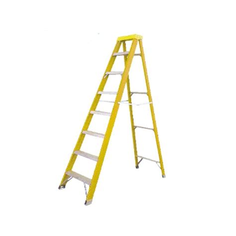 Krisbow Kw Step Ladder M Yellow Fiberglass