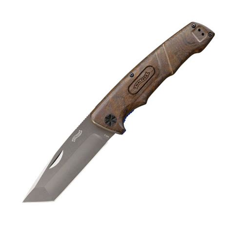 Walther Bwk 4 Tactical Folding Knife 440c Wood 5 0827 Best Price Check Availability