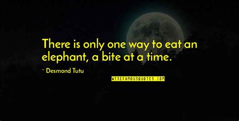 Eat An Elephant One Bite At A Time Quotes Top 3 Famous Quotes About Eat An Elephant One Bite At