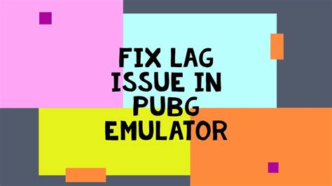 How To Fix Lag In PUBG Mobile Emulator NO LAG MAXIMUM FPS Lag Fix