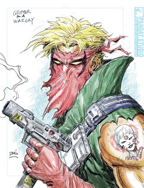 Grifter Sketch Colored By Darry On Deviantart