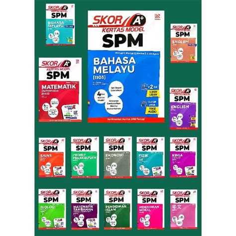 BUKU LATIHAN SPM SKOR A KERTAS MODEL SPM 2024 PELANGI Shopee