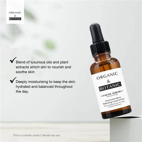 Organic And Botanic Mandarin Orange Correcting Facial Serum