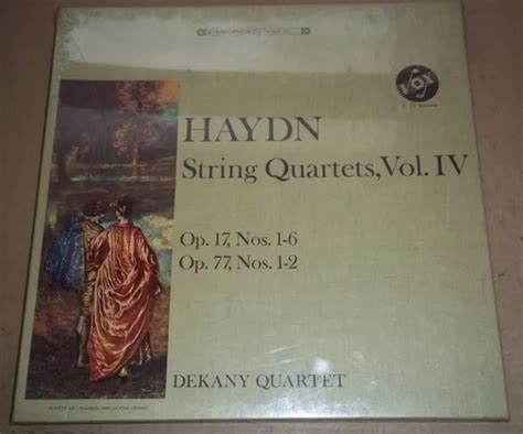 DEKANY QUARTETT HAYDN Streichquartette Op 17 Op 77 Voxbox SVBX 561