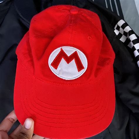 "M" Mario Hat! #Mario #Supersmashbros #Nintendo #Luigi - Depop