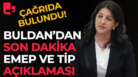 Flaş HDP Eş Genel Başkanı Pervin Buldan dan EMEP ve TİP te son dakika