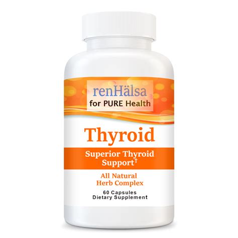 Thyroid - All Natural Herbs, Vitamins and Minerals for Superior Suppor