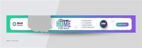 Premium Vector Real Estate Web Banner Template