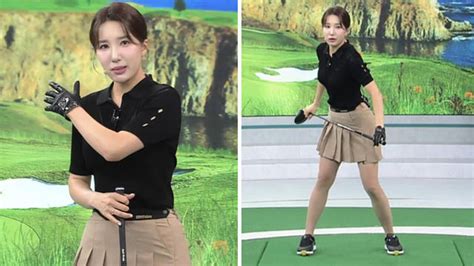 Sbs골프 아카데미 김다나 레슨 잘못된 하체 회전으로 슬라이스 해결하기 Sbs Golf