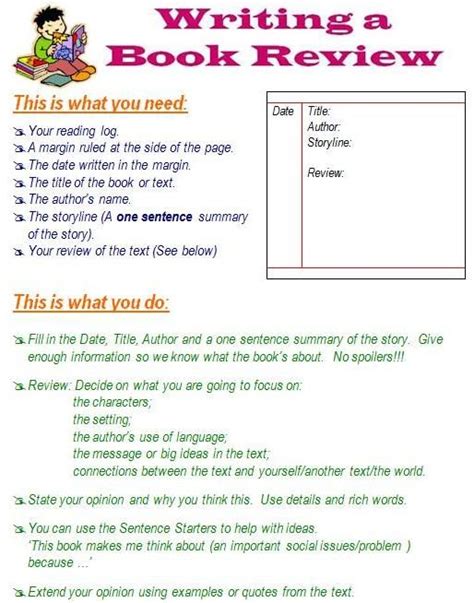 Writing A Book Review A Step By Step Guide