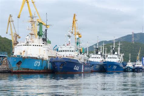 Group Of Warships Coast Guard Of Border Guard Service Of Russian FSB