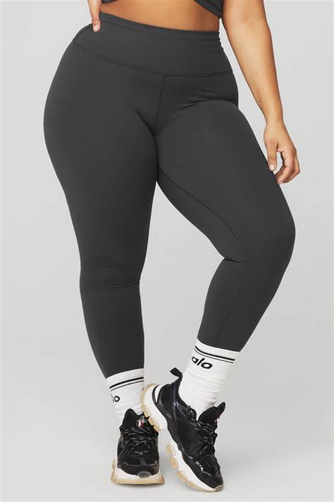 High Waist Airbrush Legging Anthracite Alo Yoga Mexico