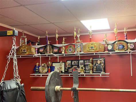 New Trophy Display At The Gym Come Alpine Boxing Club