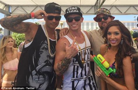 Farrah Abraham Rocks Barely There Bikini For Her 24th Birthday Pool Party Daily Mail Online