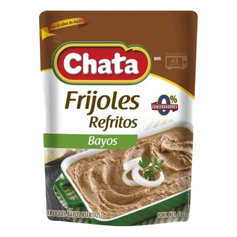 FRIJOLES REFRITOS BAYOS 430 GR Chata México