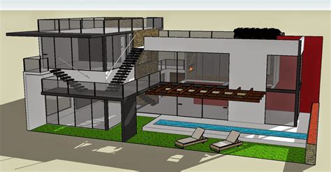 File Sketchup Design Home Modern House 2 By Lucia T